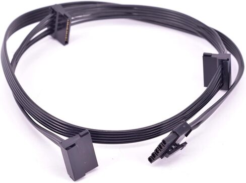 للسلسلة G750M G650M G550M PSU 5 PIN إلى 3 منافذ SATA مستقيم كابل تزويد الطاقة الأيمن (3 SATA مستقيمة) in Saudi Arabia
