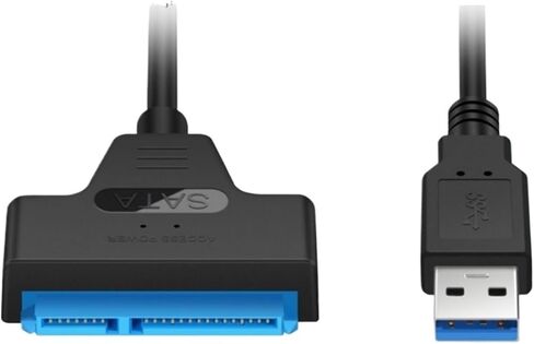 SATA to USB 3.0/2.0 Cable Up to 6 Gbps for 2.5 Inch External HDD SSD Hard Drive SATA 3 22 Pin Adapter(USB 2.0) in Saudi Arabia