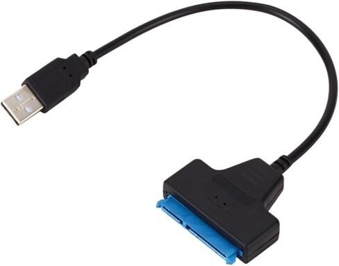 SATA to USB 3.0/2.0 Cable Up to 6 Gbps for 2.5 Inch External HDD SSD Hard Drive SATA 3 22 Pin Adapter(USB 2.0) in Saudi Arabia