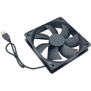 1pc 120mmx120mmx25mm 80mmx80mmx25mm 12volt سائل تحمل مروحة تبريد العادم USB (8 سم _no) in Saudi Arabia