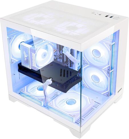 RGB Lighting Gaming Desktop AMD Ryzen 5 5600x 6-Core 3.7 GHz ، Geforce RTX 5060 8GB ، 32GB DDR4 3200MHz RAM ، 1TB PCIE+1TB SATA SSD ، RGB FAN ، WIFI & Bluetooth 11 Probuilt Gaming PC PC in Kuwait