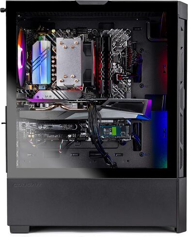 Skytech Blaze4 Mini Gaming PC سطح مكتب ، Ryzen 7 5700 3.7 جيجاهرتز (4.6 جيجا هرتز Turbo) ، Nvidia RTX 5060 8GB ، 1TB NVME SSD ، 16GB DDR4 RAM 3200 ، 650W GOLD GOLD ، WI-FI ، WIN 11 in Kuwait