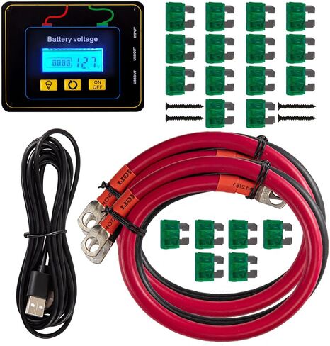 VEVOR Power Inverter, 5000W Modified Sine Wave Inverter, DC 12V to AC 110V Car Converter, with LCD Display, Remote Controller, LED Indicator, GFCI Outlets Inverter for Truck RV Car Boat Travel Camping in Saudi Arabia