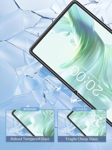 [2 عبوة] واقي الشاشة لـ ODEA A12 Tablet 12 Inch ، و Movie Glass Film ، واقي الشاشة لـ ODEA A12 Tablet مضاد للخلع وحساسي و 9 ساعات in Kuwait