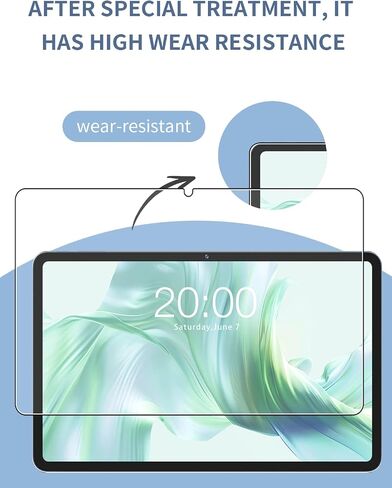 [2 عبوة] واقي الشاشة لـ ODEA A12 Tablet 12 Inch ، و Movie Glass Film ، واقي الشاشة لـ ODEA A12 Tablet مضاد للخلع وحساسي و 9 ساعات in Kuwait