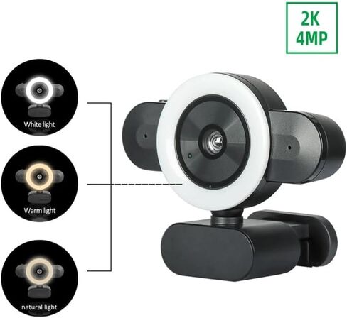 Webcam Computer PC Web Camera with Microphone Plug Web Cam for Live Video Calling Conference Webcam in Kuwait
