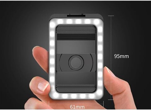 Multi-Functional 3-in-1 Mobile Phone Clip Lens Clip Fill Light Fill Light Macro Stretching Clip in Saudi Arabia