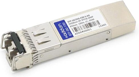 AddOn Cisco SFP-10/25G-CSR-S Compatible TAA Compliant 25GBase-SR SFP28 Transceiver [MMF, 850nm, 100m, LC, DOM] in Saudi Arabia
