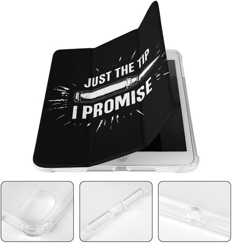 فقط TIP الذي أعدك به مع حامل القلم TRIFOLD TRIFOLD SMILE متوافق مع iPad MINI 4/5/6 MINI6 （8.3in） in Kuwait