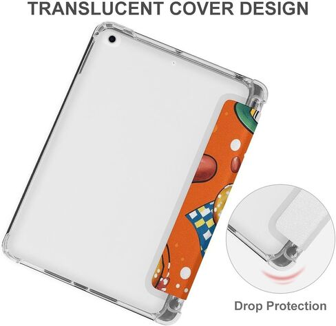 Pratzels Sausage Checkered St Patricks Case مع حامل القلم Trifold Slim Lightweight Fand متوافق مع iPad Mini 4/5/6 Mini4/5 （7.9in） in Kuwait