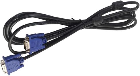 Artibetter Computer VGA Cable TV العرض عرض التوافق الموصلات المغطاة بالفريت الأسود in Saudi Arabia