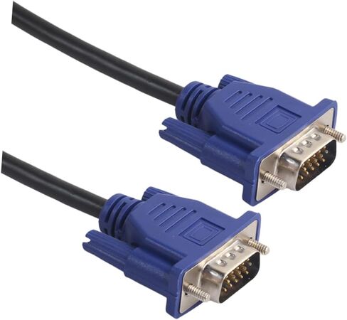 Artibetter Computer VGA Cable TV العرض عرض التوافق الموصلات المغطاة بالفريت الأسود in Saudi Arabia