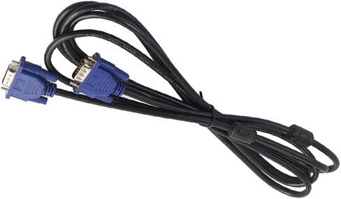 Artibetter Computer VGA Cable TV العرض عرض التوافق الموصلات المغطاة بالفريت الأسود in Saudi Arabia