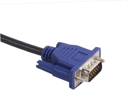 Artibetter Computer VGA Cable TV العرض عرض التوافق الموصلات المغطاة بالفريت الأسود in Saudi Arabia