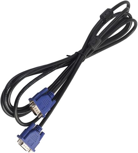 Artibetter Computer VGA Cable TV العرض عرض التوافق الموصلات المغطاة بالفريت الأسود in Saudi Arabia