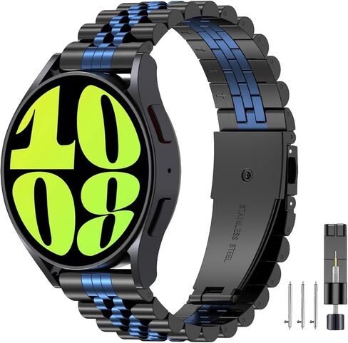 Ezmvzku 20mm Metal Band for Samsung Galaxy Watch 7/6/5/4/Fe 40mm 44mm ، in Kuwait