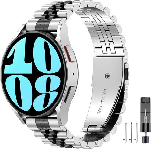 Ezmvzku 20mm Metal Band for Samsung Galaxy Watch 7/6/5/4/Fe 40mm 44mm ، in Kuwait