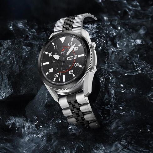 Ezmvzku 20mm Metal Band for Samsung Galaxy Watch 7/6/5/4/Fe 40mm 44mm ، in Kuwait