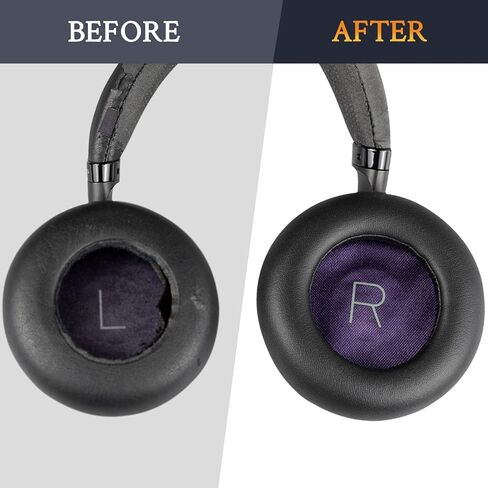 وسائد أذن بديلة للبديل عن Plantronics Backbeat Pro اللاسلكية إلغاء سماعات الرأس ، وأدوات الأذن مع رغوة ذاكرة عزل الضوضاء ، وجلد البروتين الأكثر ليونة - أسود in Kuwait