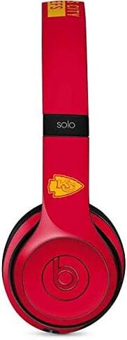 Skinit Skinit Audio Audio Skin متوافق مع Beats Solo 3 Wireless - NFL Kansas City Chiefs Series Red Performance Design in Saudi Arabia