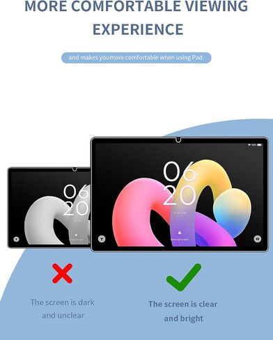 [2 Pack] واقي الشاشة لـ TCL Tab 10L Gen 4 Tablet 10.1 بوصة فيلم زجاجي مقسى ، واقي الشاشة لـ TCL Tab 10L Gen 4 10.1 in Kuwait