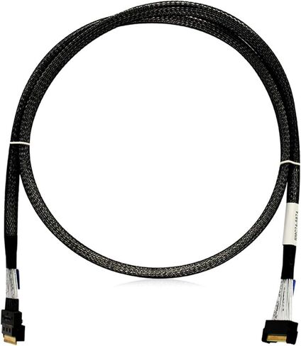 M1ni Cool Edge IO MCIO X8 to SFF-8654 8I 74Pin 24G PCIe 5.0 NVMe Adapter Cord 0.8M Length 32AWG 85-ohm in Saudi Arabia