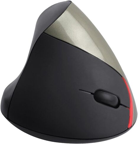 الماوس العمودي السلكي ، التصميم المريح كمبيوتر الكمبيوتر المحمول الماوس ، الماوس البصري USB سلك (رمادي) in Kuwait