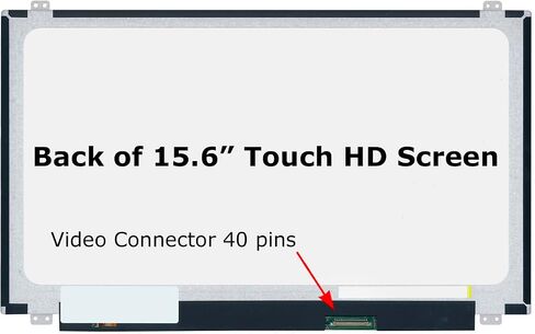 Screenarama استبدال الشاشة الجديدة لـ HP 15-DA0041DX 1B9S2UA ، HD 1366X768 ، Oncell Touch ، LCD LED مع أدوات in Saudi Arabia