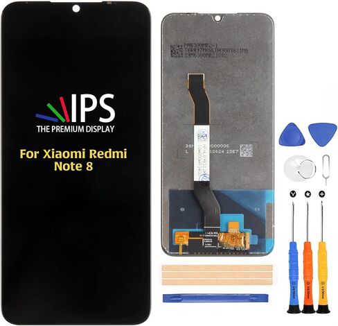 بالنسبة إلى Xiaomi Redmi Note 8 6.3 بوصة استبدال الشاشة (ليس لـ Redmi Note 8 Pro) M1908C3JG M1908C3JE M1908C3JH Display & Touch Screen Digitizer مع مجموعات أدوات الإصلاح in Saudi Arabia