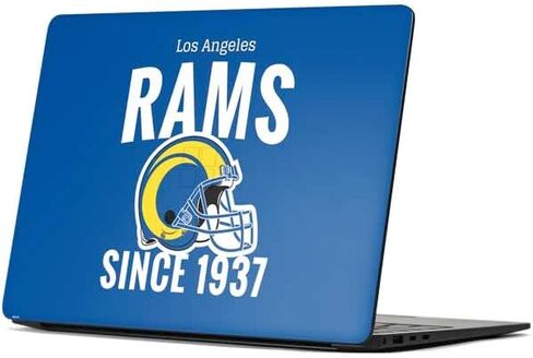 Skinit Decal Laptop Skin Compatible with Surface Laptop 7 15in - Officially Licensed NFL Los Angeles Rams Helmet Design in Saudi Arabia