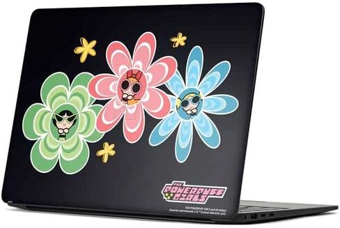 Skinit Decal Laptop Skin Compatible with Surface Laptop 7 13.8in - Officially Licensed Cartoon Network Powerpuff Girls Buttercup Green Hearts Design in Saudi Arabia