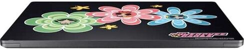 Skinit Decal Laptop Skin Compatible with Surface Laptop 7 13.8in - Officially Licensed Cartoon Network Powerpuff Girls Buttercup Green Hearts Design in Saudi Arabia