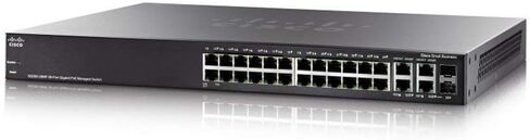 Cisco SG300-28MP-K9 28-PORT GIGABIT POE مفتاح مُعد (متجدد) in Kuwait