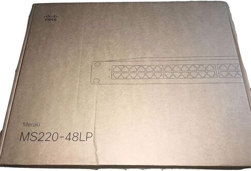 Cisco Meraki MS220-48LP-HW 48 Port Cloud Managed Poe+ Gigabit-غير مطالب به-بدون ترخيص (متجدد) in Kuwait