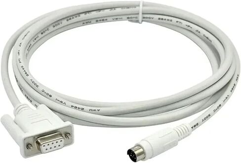 1pc Programming Cable TPC-FX for TPC Touch Panel HMI Connect FX Series RS232 Serial(White,3m) in Saudi Arabia
