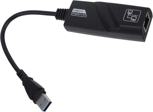 1000M USB إلى Ethernet Adapter Gigabit Network Adapter تصميم أنيق لسطح المكتب والكمبيوتر المحمول عالي السرعة نقل البيانات لا يوجد سائق مطلوب in Saudi Arabia