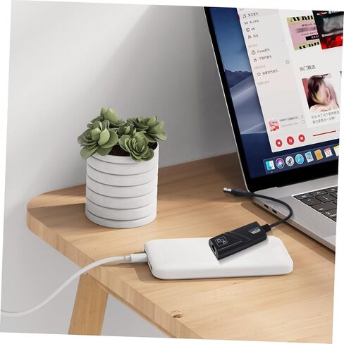 1000M USB إلى Ethernet Adapter Gigabit Network Adapter تصميم أنيق لسطح المكتب والكمبيوتر المحمول عالي السرعة نقل البيانات لا يوجد سائق مطلوب in Saudi Arabia