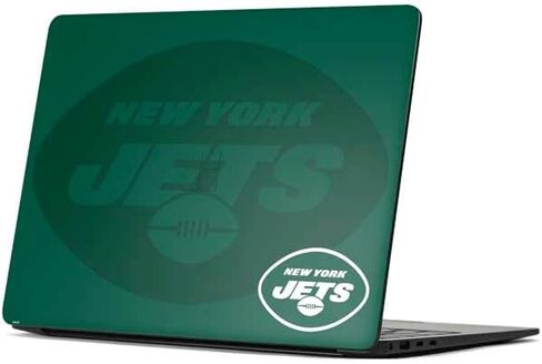 Skinit Decal Laptop Skin Compatible with Surface Laptop 7 13.8in - Officially Licensed NFL New York Jets Retro Logo Design in Saudi Arabia