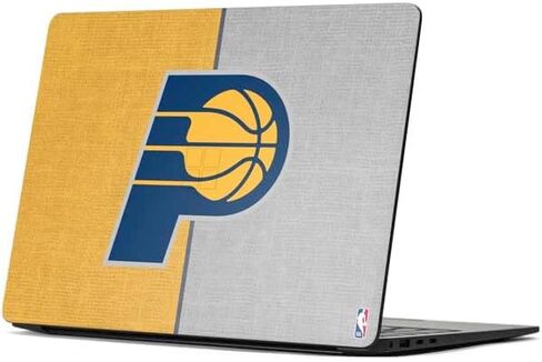 Skinit Decal Laptop Skin Compatible with Surface Laptop 7 13.8in - Officially Licensed NBA Indiana Pacers Canvas Design in Saudi Arabia