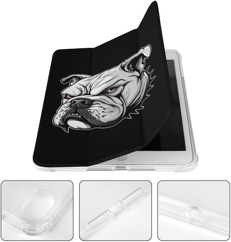 France Bull Dog Case with Pen Pend Slim Lightweight Trifold Stand متوافق مع iPad Mini 4/5/6 Mini4/5 （7.9in） in Kuwait