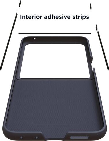 Motorola Razr 2025/2024 Gibraltar Sea Sea Blue Protective Case- قذائف بولي كربونات خفيفة الوزن دقة مناسبة للحماية من الخدش ومقاومة الخدش لـ Moto Razr 2025/2024 (ليس لـ Plus/Ultra) in Saudi Arabia