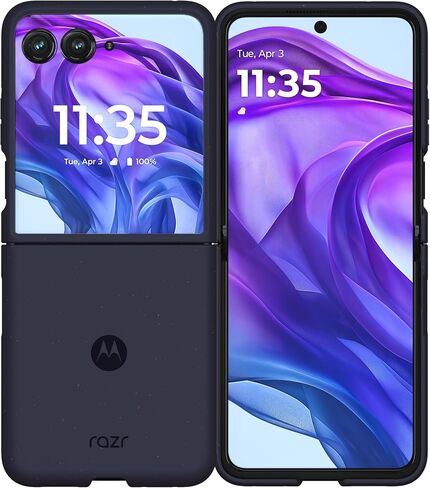 Motorola Razr 2025/2024 Gibraltar Sea Sea Blue Protective Case- قذائف بولي كربونات خفيفة الوزن دقة مناسبة للحماية من الخدش ومقاومة الخدش لـ Moto Razr 2025/2024 (ليس لـ Plus/Ultra) in Saudi Arabia