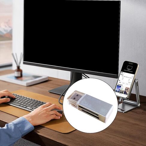 قارئ بطاقة USB 2.0 لـ MS TF More Slots Cards Adapter توافق عالي مع نقل بيانات السرعة السريعة متعددة الأجهزة in Saudi Arabia