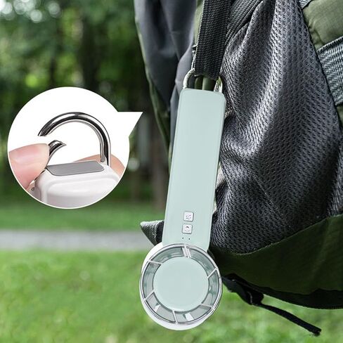 محمولة مروحة محمولة USB مروحة اليد المحمولة مروحة محمولة 5 سرعات USB معجبة للرياح الباردة بارد مع تسلق الجبال (أخضر) in Kuwait