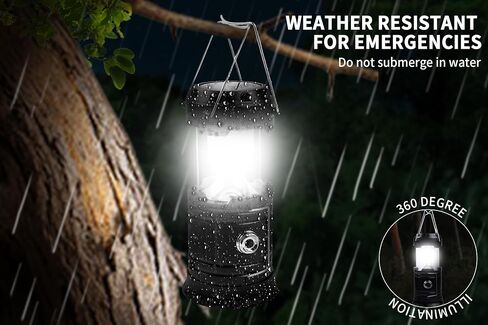 KunHe 12-Pack 1800mAh Collapsible Portable LED Camping Lantern Lightweight Waterproof USB Rechargeable LED Flashlight Kits for Indoor Outdoor Home Emergency Light Power Hiking in Saudi Arabia