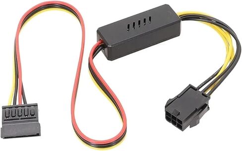 8pin/6pin to sata كابل موصل امدادات الطاقة الصلبة 8pin/6pin أنثى إلى سلك مزود الطاقة Sata HDD (8pin) in Saudi Arabia
