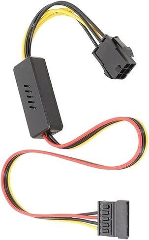 8pin/6pin to sata كابل موصل امدادات الطاقة الصلبة 8pin/6pin أنثى إلى سلك مزود الطاقة Sata HDD (8pin) in Saudi Arabia