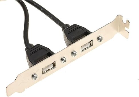 N/EW 2 Port USB 2.0 Motherboard Beal Panel Bracket إلى IDC 9 PIN Mother Mother Cable Adapter 2 Color in Saudi Arabia