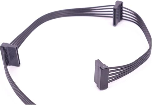 PCI-e 6Pin Male 1 to 4 SATA 15Pin Power Supply Cable Port Multiplier for RMX Series RM1000x RM850x RM750X RM650x RM550x in Saudi Arabia