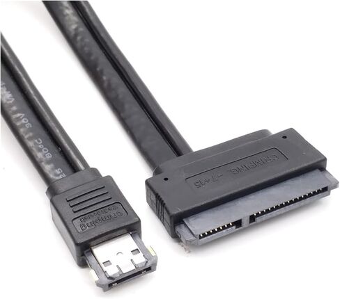 Power Esata USB 12v 5v to 22pin Sata USB Hard Disk Cable in Saudi Arabia